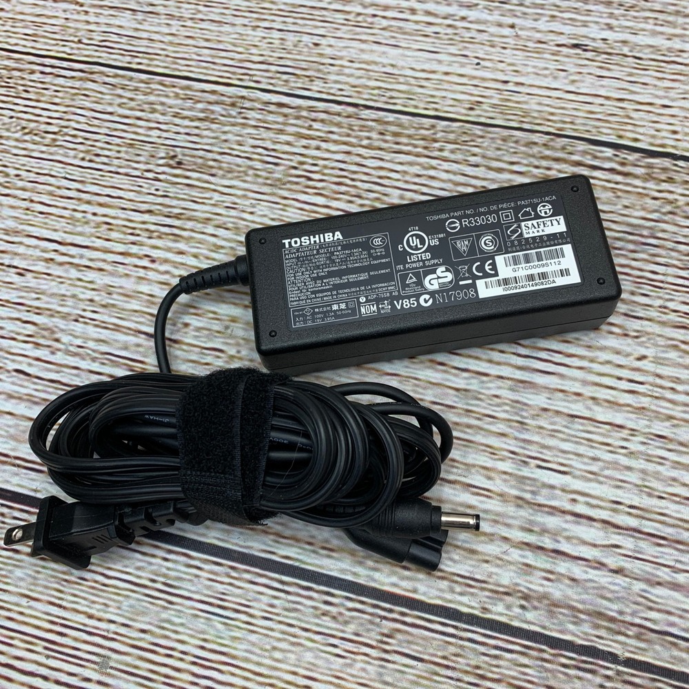 Toshiba AC Adapter PA3715U 1ACA 19V 3.95A Laptop Power Supply Charger‎ Cord